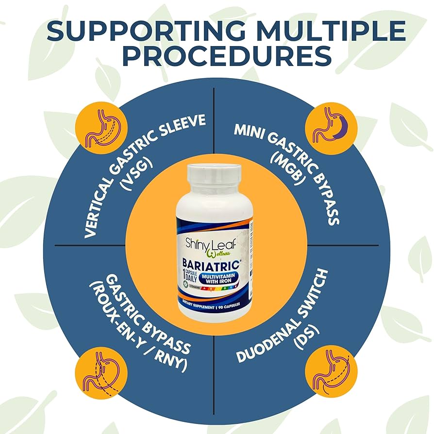 トップス Matching Long Sleeve Vitamin Mixture Amazon.com: Shiny Leaf Bariatric Multivitamin with Iron - 45